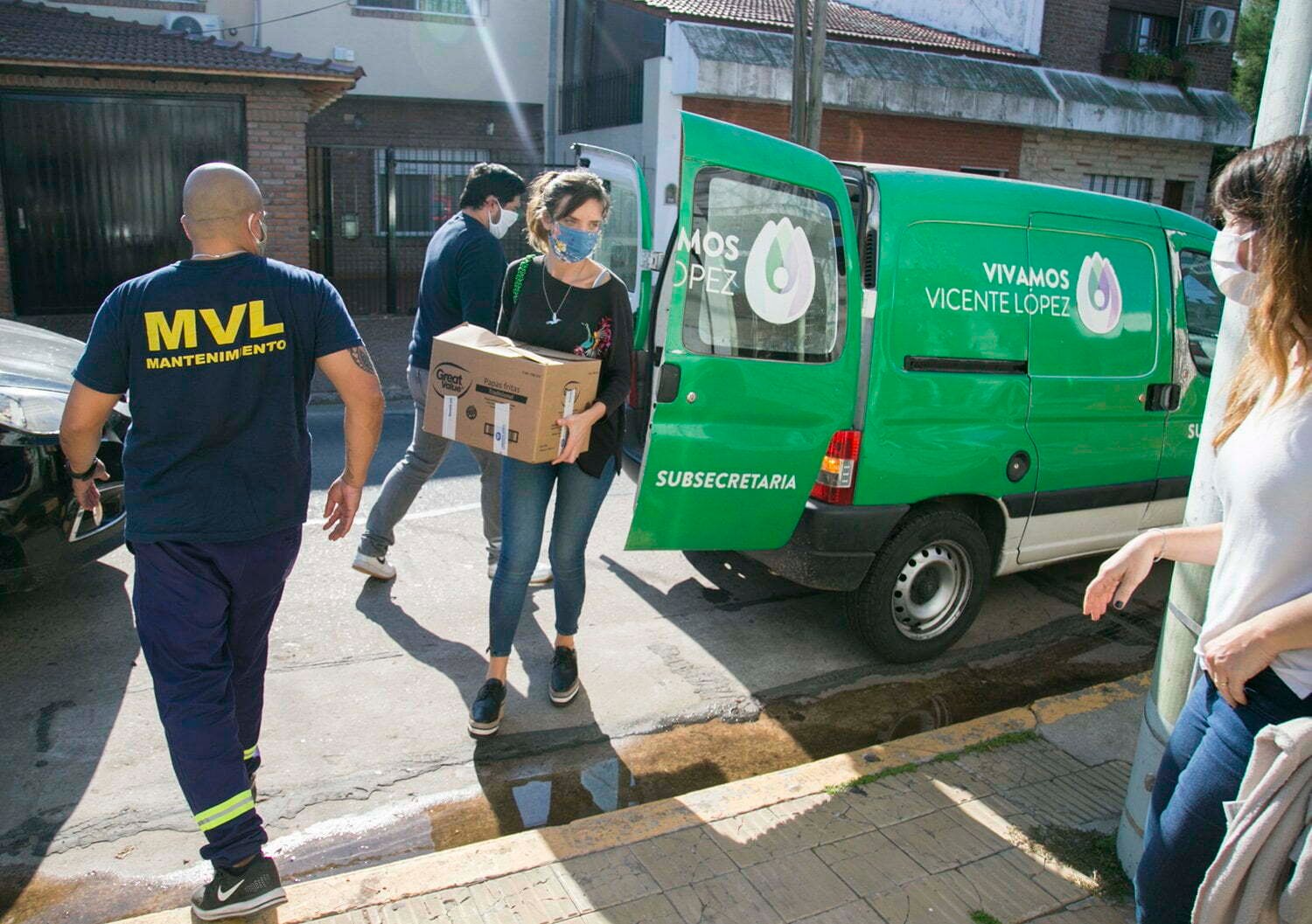 En Vicente López son 17 mil las personas que reciben alimentos