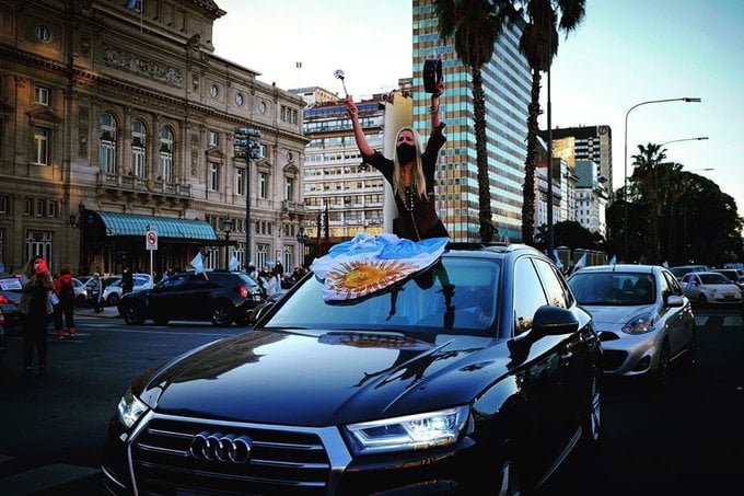 Apenas una mueca de protesta