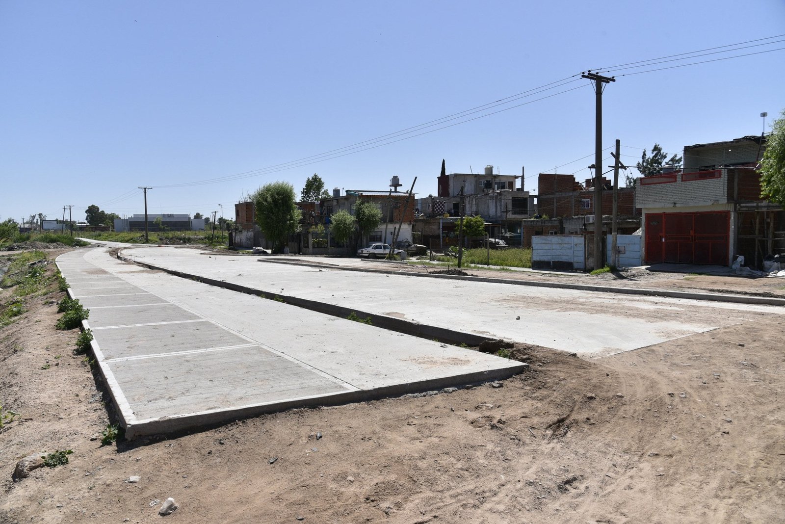 Avances en la ruta que bordea el Río Reconquista