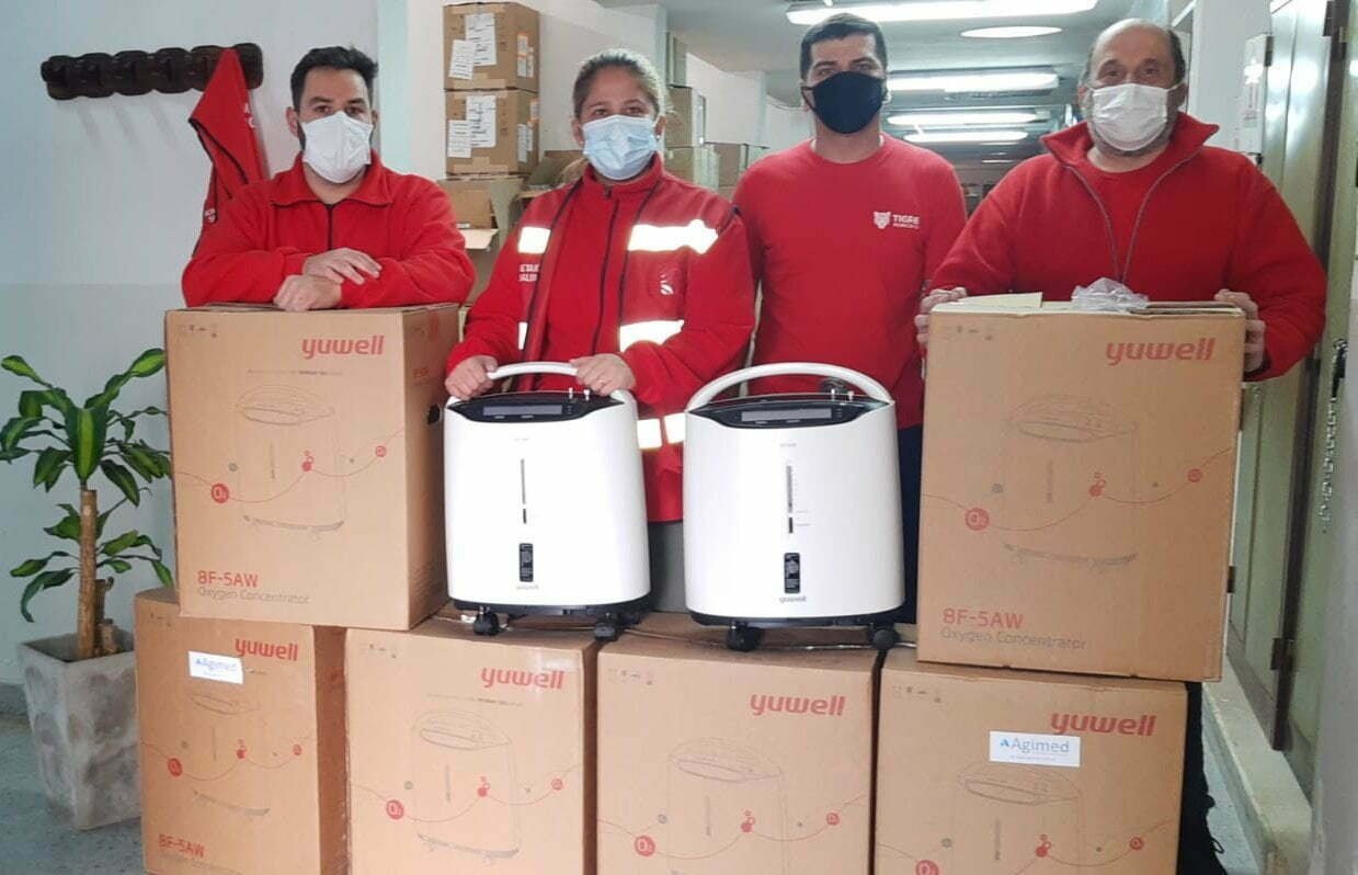 El gobierno bonaerense comenzó a distribuir concentradores de oxígeno