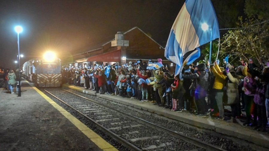 El tren regresó a la estación San Lorenzo en Tucumán