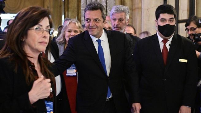 Massa con nutrida agenda de reuniones en EEUU Massa con nutrida agenda de reuniones en EEUU