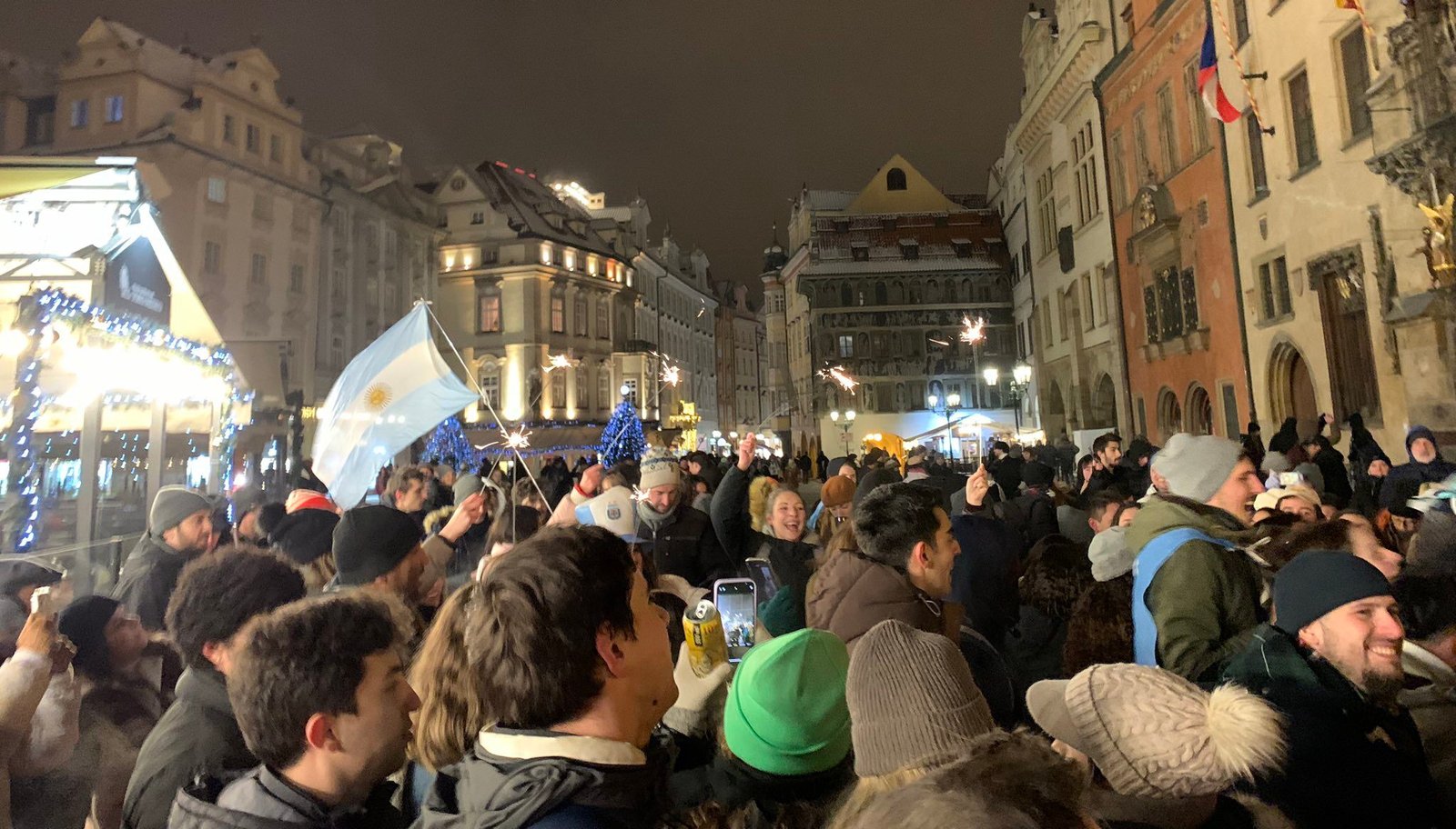 Festejos en el mundo por el triunfo argentino