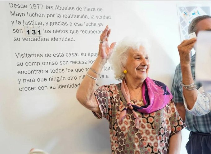 Las abuelas anunciaron que encontraron al nieto 131