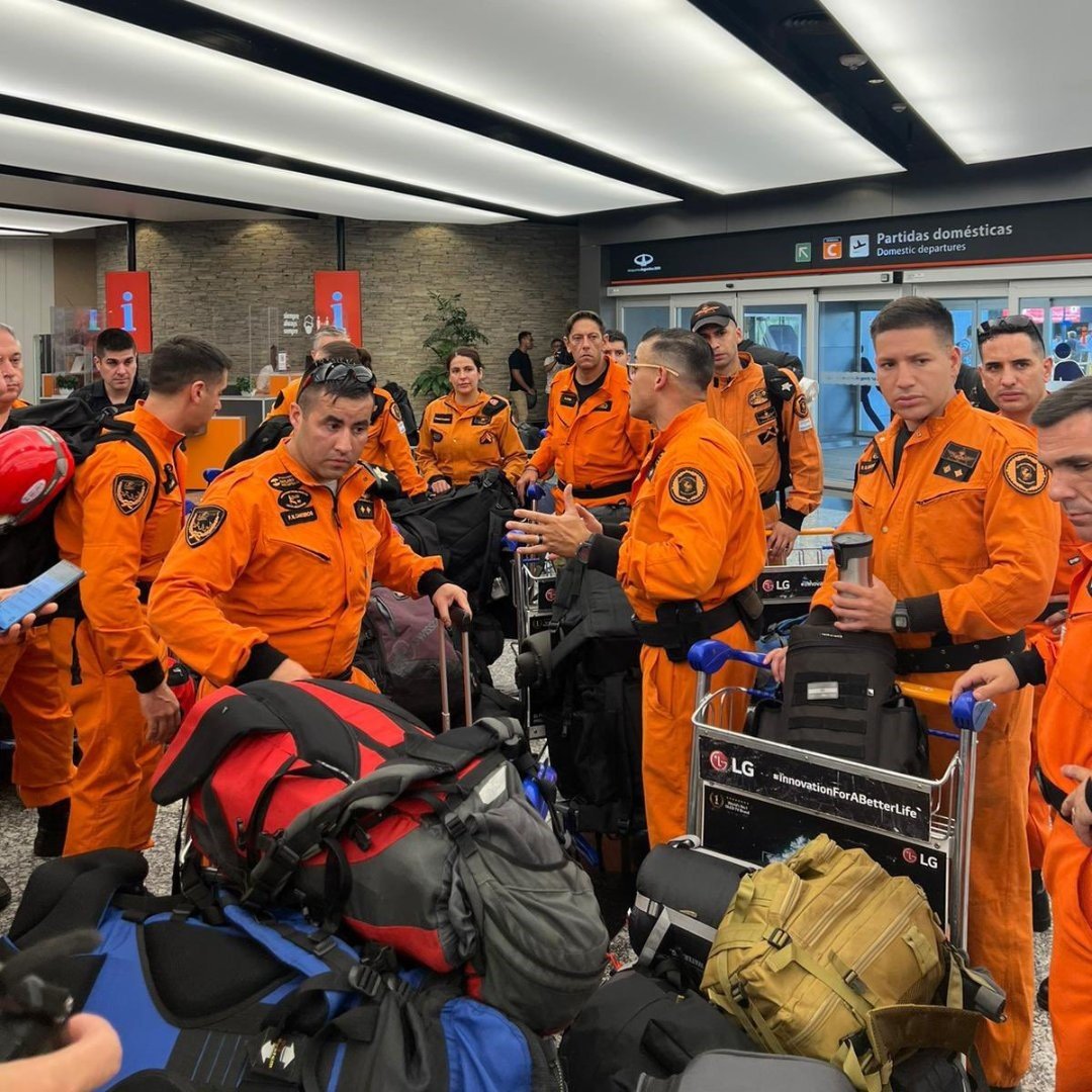 Argentina envió ayuda a Turquía