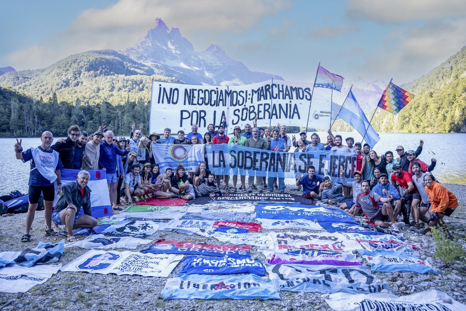 Lago Escondido: Finalizó la marcha soberana