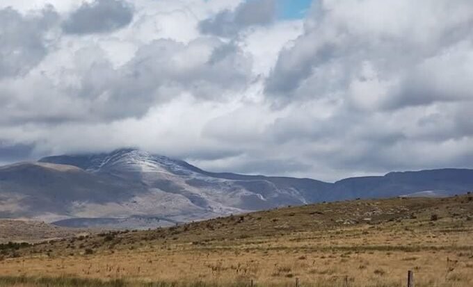 El frío dejó un tendal blanco en Sierra de la Ventana