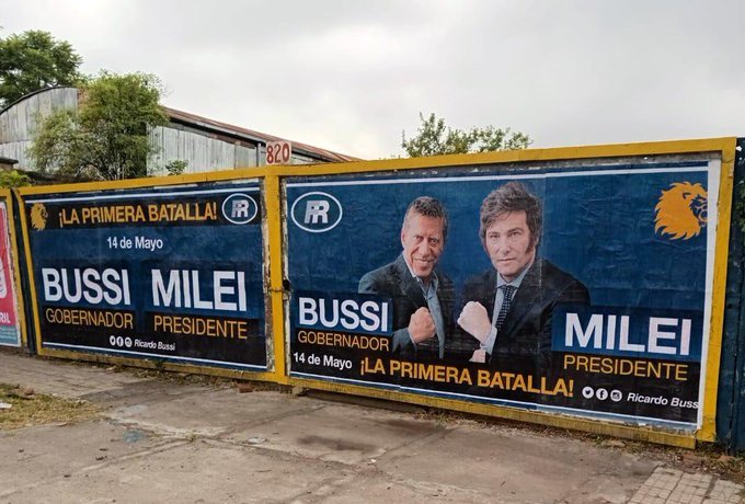 Milei con el partido de Bussi en Tucumán