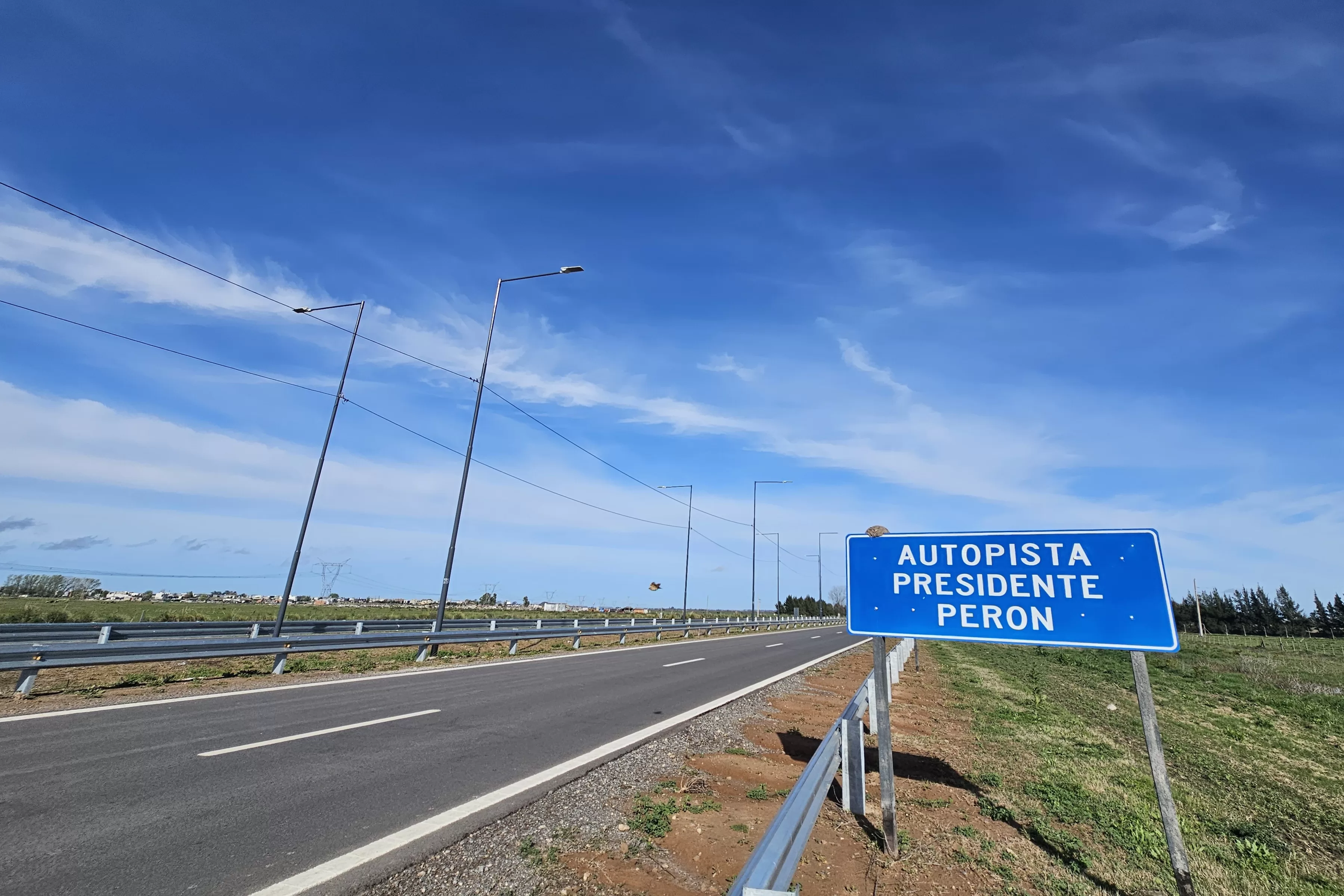 Se completó el 80% de la autopista Perón