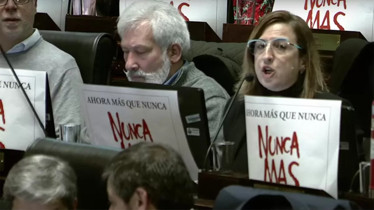 Legislatura: Todas las bancadas, menos la de Milei, criticaron el acto negacionista