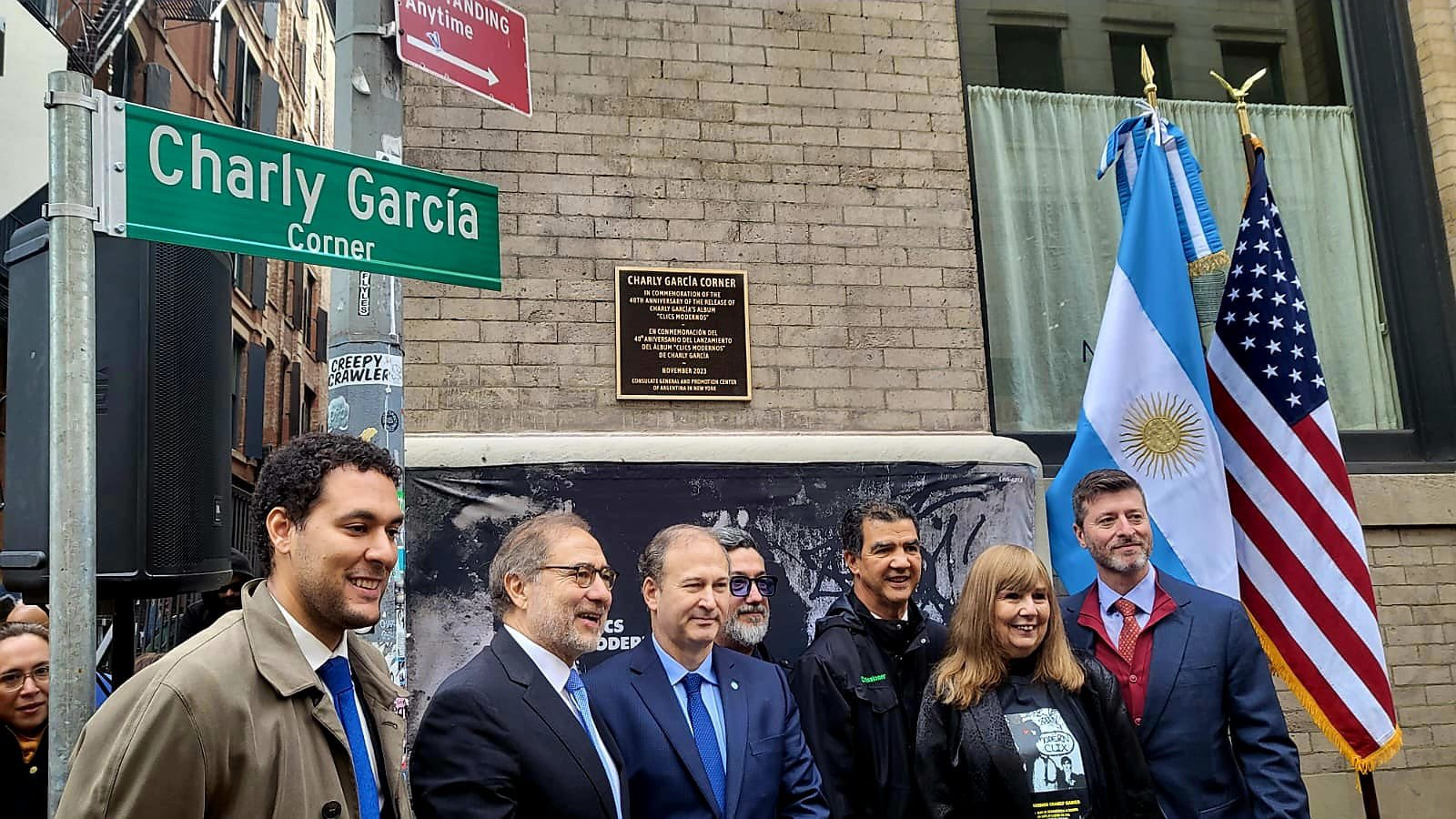 Charly García tiene su esquina en Nueva York