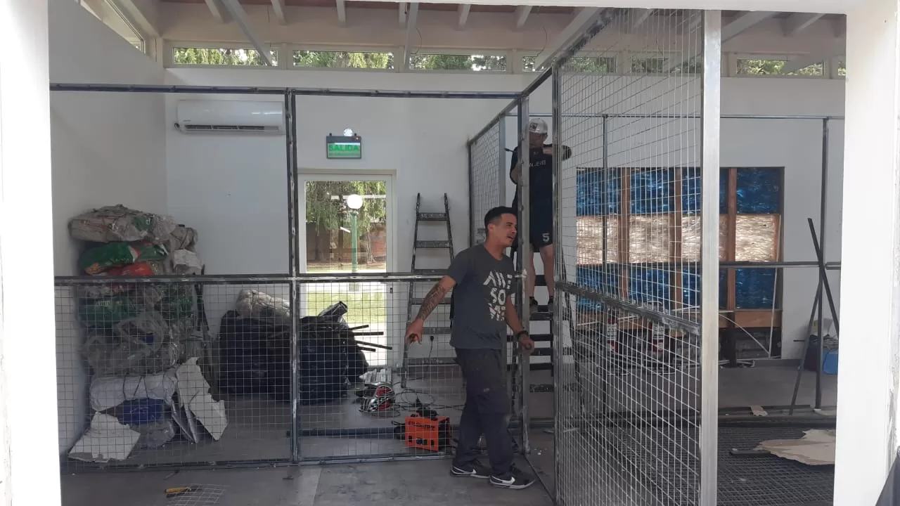 Lo caniles de la Quinta de Olivos casi listos