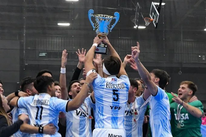 Hockey pista: Argentina campeón de América
