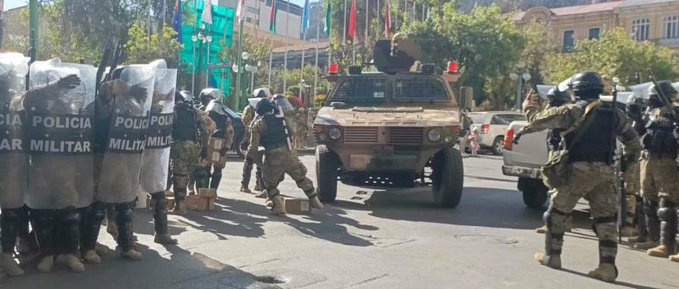 Hubo un intento de golpe de Estado en Bolivia